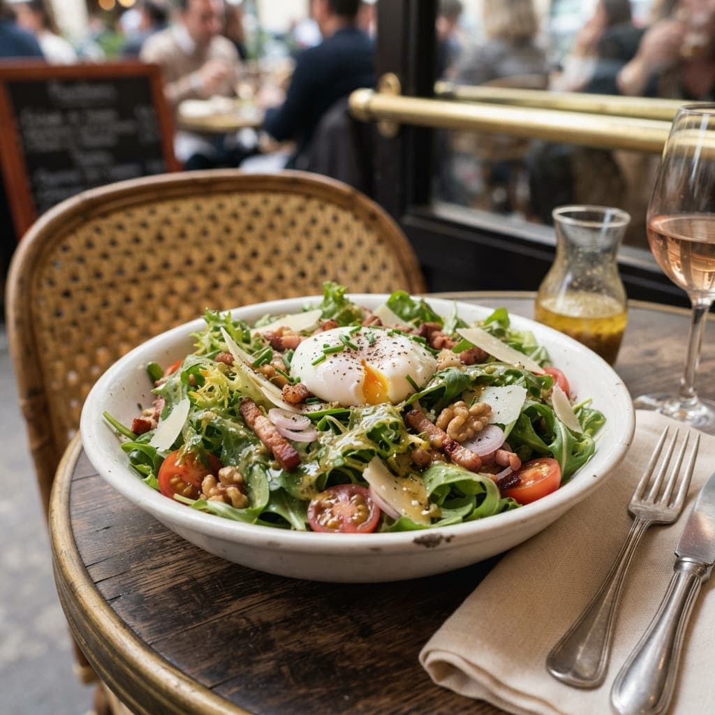 French Bistro Salad Greens with Vinaigrette