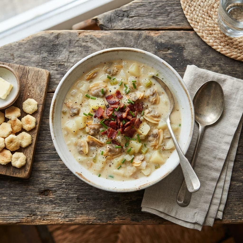 Ultimate New England Creamy Clam Chowder