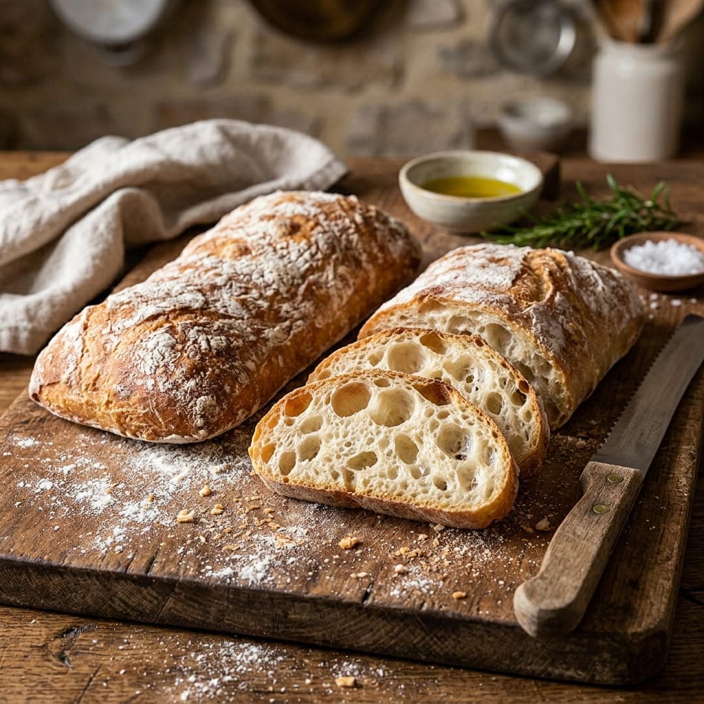 Italian Ciabatta Sandwich Bread Slippers