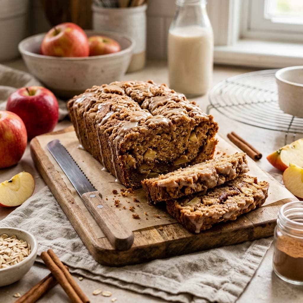 Dairy-Free Apple Cinnamon Quick Loaf